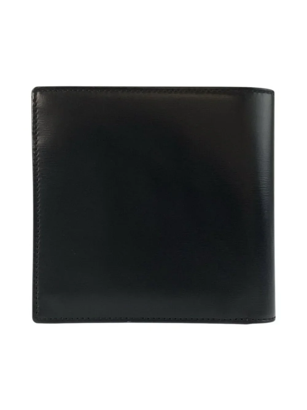 Cartier Pasha Black Silver Leather Compact Wallet